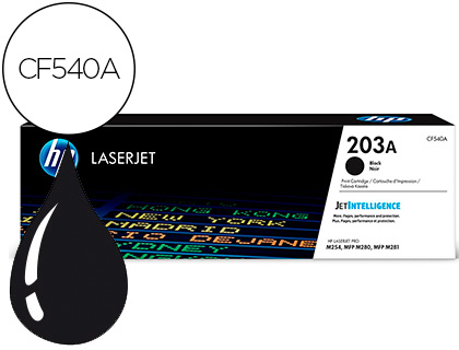 [2153966] HP - TONER 203A LASERJET PRO M254 / MFP M280 / MFP M281 NEGRO 1400 PAGINAS (Ref.CF540A)