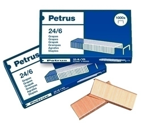 [1791950] PETRUS - Grapas 1000 Ud 23/6 Cobreada (Ref.55718)