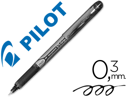 [9033880] PILOT - Roller V5 GRIP Negro Trazo 0,3 mm Tinta liquida (Ref.BXGPN-V5-B / NV5GN)