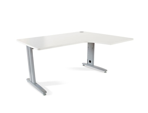 [2078242] ROCADA - MESA SERIE METAL 180X120 CM DERECHA ACABADO AC04 BLANCO (Ref.2052AC04)