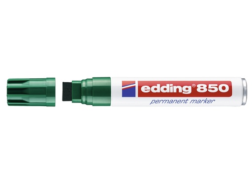 [1720101] EDDING - 850 MARCADOR PERMANENTE PUNTA BISELADA TRAZO 5 - 16 MM VERDE (Ref.850-04)