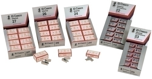 [9939770] EL CASCO - GRAPAS CASCO 27 GALVANIZADAS caja de 1000 (Ref.1G00271)