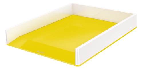 [9938050] LEITZ - BANDEJA SOBREMESA WOW DUAL AMARILLO/BLANCO (Ref.53611016)
