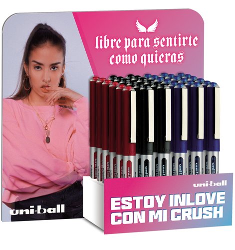 [9162257] UNI-BALL - UNIBALL - Rotulador roller ub-150 micro eye tinta liquida 0,5 mm. expositor de 36 unidades colores surtidos (Ref. 182634742)