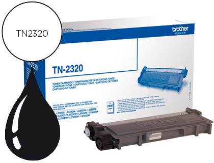 [9077368] BROTHER - Toner Laser ORIGINALES TN-2320 Negro (Ref.TN2320)