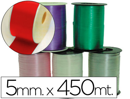 [2015537] CINTA FANTASIA 450 MT X 5 MM ROJO (Ref.1000-20)