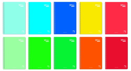 [9931234] PACSA - BLOCK XTRA PLUS tapa EXTRA Fº 80h PAUTA 3,5 90g COL.SUR.(8) (Ref.16286)