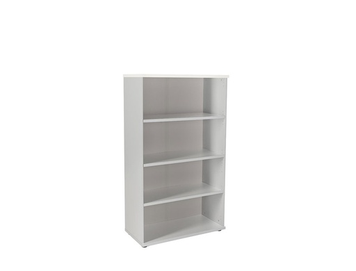[9150606] ROCADA - ARMARIO CON CUATRO ESTANTES SERIE STORE 156X90X45 CM ACABADO AB04 ALUMINIO/BLANCO (Ref.1055AB04)