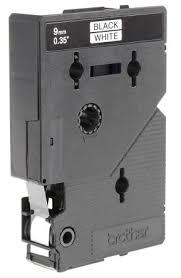 [1765953] BROTHER - Cinta Rotuladora TC 7,7m 9mm Negro/Blanco (Ref.TC291)