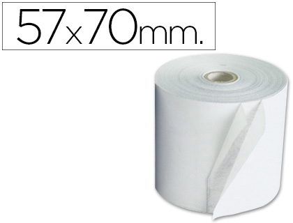 [2156033] EXACOMPTA - Rollo sumadora electro 57 mm x 70 mm 60 g/m2 (Ref. 5770120V)