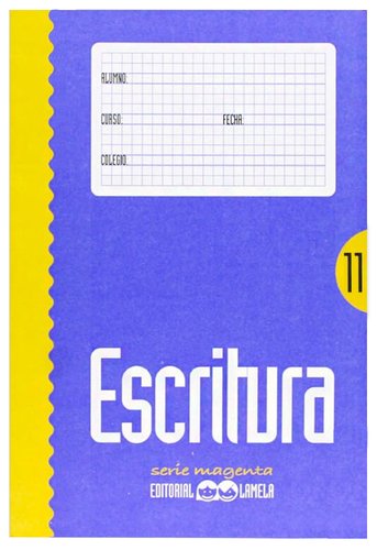 [1135522] LAMELA - Cartilla Escrituracolor Nº 11 4 mm con pauta Cuadrovia (Ref.L31011)