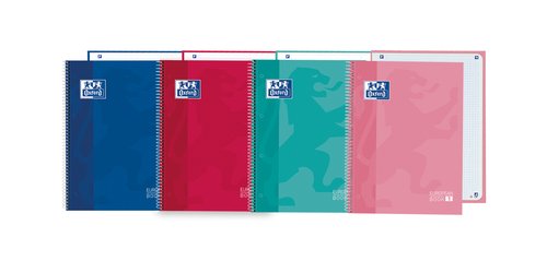 [1938925] OXFORD - Cuaderno MICROPERFORADO A5+ 80H 5X5 COLORES SURTIDOS (Ref.400053289)