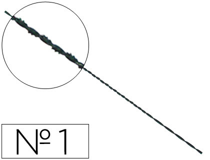 [2011640] PELOS DE SEGUETA ESPIRAL N.1 -CAJA DE 144 (Ref.1/13)