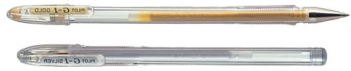 [2096959] PILOT - BOLIGRAFO G-1 -ORO-PLATA -EXPOSITOR CON 60 (Ref.G-1-OR-PL)