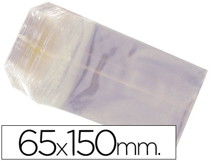 [2028081] BOLSAS CELOFAN 65X150 MM -PAQUETE 100 