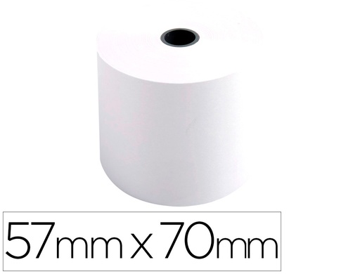 [2162342] EXACOMPTA - Rollo sumadora electro offset 57 mm x 70 mm 60 g/m2 (Ref. 40512E)