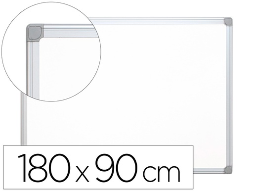 [2026365] Q-CONNECT - PIZARRA BLANCA MELAMINA MARCO DE ALUMINIO 180X90 CM (Ref.KF03579)