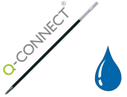 [2300027] Q-CONNECT - RECAMBIO BOLIGRAFO EXTENSIBLE KF00233 AZUL (Ref.KF11048)