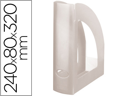 [2043600] Q-CONNECT - REVISTERO PLASTICO TRANSPARENTE (Ref.KF04209)