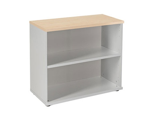 [9150622] ROCADA - ARMARIO CON DOS ESTANTES SERIE STORE 78X90X45 CM ACABADO AB01 ALUMINIO/HAYA (Ref.1004AB01)