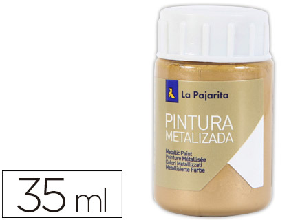 [2009503] LA PAJARITA - PINTURA METALIZADA ORO DUCADO 35 ML (Ref.ME-4)