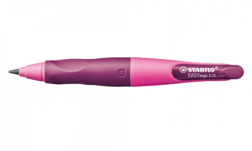 [1858798] STABILO - Portaminas EASYErgo Mina extragruesa 3,15mm Rosa Diestro (Ref.B-45870-5)