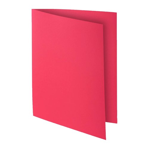 [1459519] CLAIREFONTAINE - Subcarpetas Bahia Caja 100 ud A4 Cartulina Grosella 80 G (Ref.800016E)