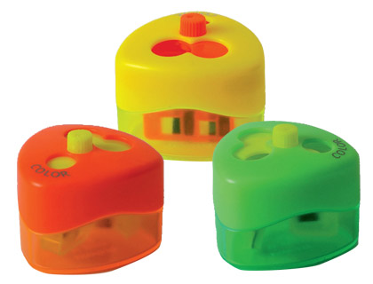 [2072184] MOR - Sacapuntas/Afilalapices TOP SWING 959 3 USO CON DEPOSITO TOP COLORES NEON SURTIDOS (Ref.09590050)