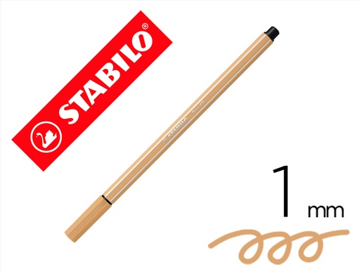 [9150788] STABILO - Rotulador Pen 68 ocre claro (Ref.68/88)