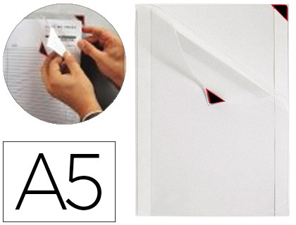 [2150300] TARIFOLD - FUNDA DE PRESENTACION KANG EASY CLIC ADHESIVA REMOVIBLE DIN A5 ESQUINA MAGNETICA CAPACIDAD (Ref.195770)