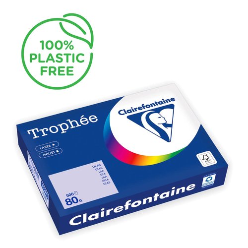 [1669357] TROPHÉE - Papel multifunción color 500h 80 g. A4 Lila FSC (Ref.1872C)