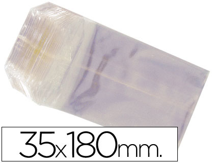 [2028077] BOLSAS CELOFAN 35X180 MM -PAQUETE 100 