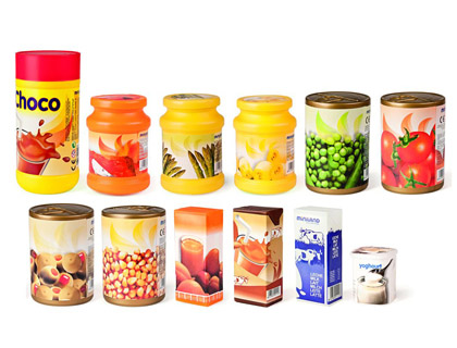 [9068475] MINILAND - Juego alimentos envasados 12 piezas (Ref. 30596)