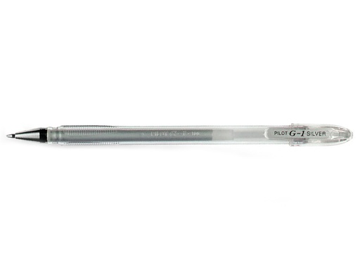 [1537003] PILOT - Roller G-1 Plata Trazo 0,4 mm Tinta gel NG1P (Ref.BL-G1-7T-SI / NG1P)