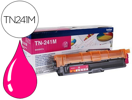[9059394] BROTHER - Toner laser ORIGINALES TN-241M Magenta Para HL3140/3150/3170 1400páginas (Ref.TN241M)