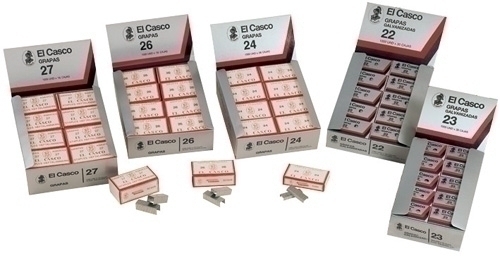 [9939769] EL CASCO - GRAPAS CASCO 24 GALVANIZADAS caja de 1000 (Ref.1G00241)
