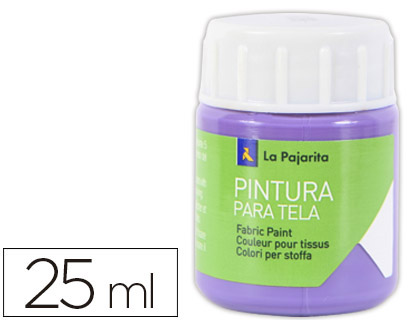 [2016895] LA PAJARITA - PINTURA PARA TELA LILA 25 ML (Ref.T-13)