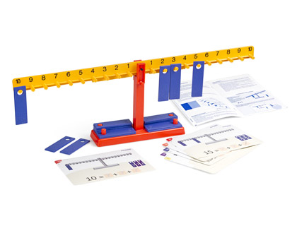 [9068557] MINILAND - Juego balanza numerica 20 pesas + 10 colgadores (Ref. 95030)