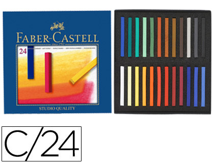 [9075342] FABER CASTELL - Estche 24 barras soft pastel (Ref.128324)