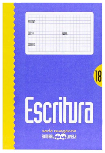 [1135576] LAMELA - Cartilla Escrituracolor Nº 18 3mm con pauta Cuadrovia (Ref.L31018)