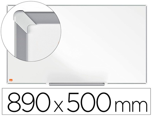 [2159849] NOBO - Pizarra blanca ip pro 40\" acero vitrificado magnetico 890x500 mm (Ref. 1915249)