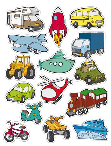 [2071942] APLI - GOMETS TEMATICO TRANSPORTE ADHESIVO REMOVIBLE BOLSA DE 3 HOJAS (Ref.11442)