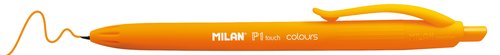 [9154008] MILAN - Bolígrafo Retráctil P1 TOUCH COLOURS NARANJA (Ref.176554212)