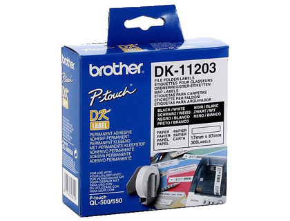 [9033869] BROTHER - Etiqueta PREC PAP 17X87MM 30 (Ref.DK11203)