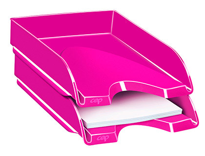 [2063189] CEP - Bandeja de Sobremesa PLASTICO ROSA 257X348X66 MM (Ref.1002000371)