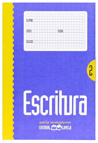 [1135455] LAMELA - Cartilla Escrituracolor Nº 2 8 mm con pauta Cuadrovia (Ref.L31002)