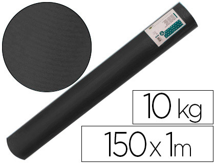 [2068203] LIDERPAPEL - PAPEL KRAFT VERJURADO NEGRO 150MT 65GR BOBINA 10KG (Ref.PK60)