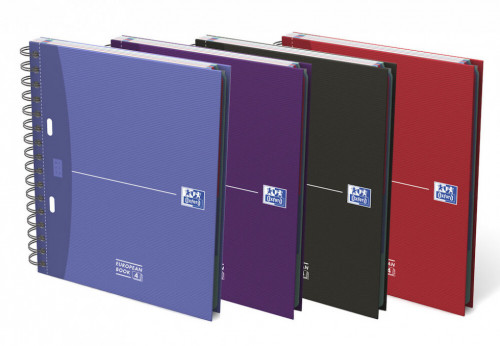 [1233815] OXFORD - Cuaderno Europeanbook 5ud 100h A5+ Cuadricula 5x5 Surtido (Ref.100100314)