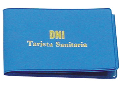 [2016873] SARO - FUNDA PORTACARNET SEGURIDAD SOCIAL OPACA PVC COLORES SURTIDOS (Ref.FT)
