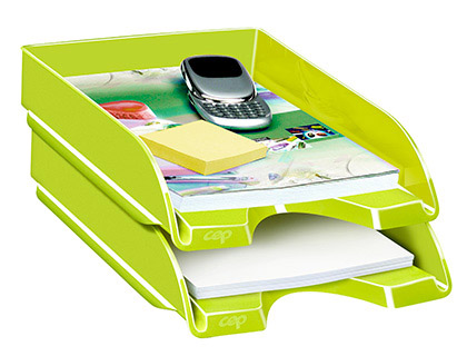 [2063190] CEP - Bandeja de Sobremesa PLASTICO VERDE 257X348X66 MM (Ref.1002000301)
